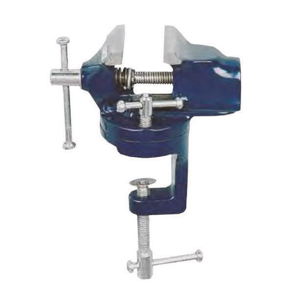 GROZ HOBBY VICE SWIVEL BASE WITH INTEGRATED CLAMP 50MM 